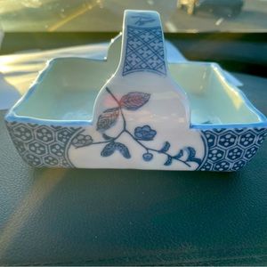 Fitz and Floyd Japanese porcelain trinket tray